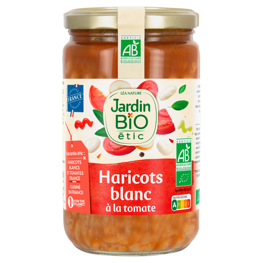 boho cosmetics Haricots Blancs cuisinés à la tomate bio - Jardin BiO étic