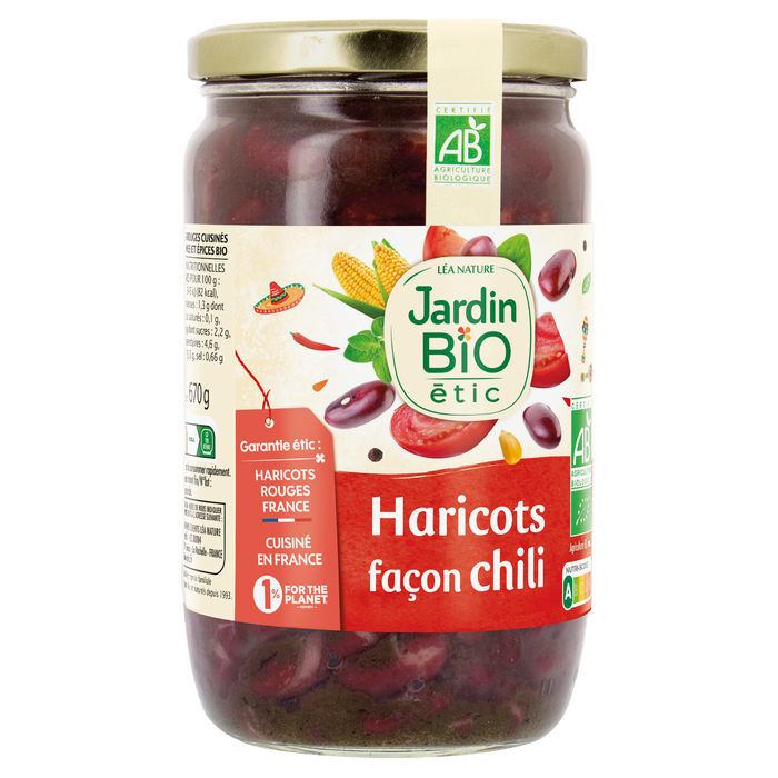 Boho Cosmetics Haricots Rouges Cuisinés Aux Légumes Et épices Bio - Jardin Bio étic