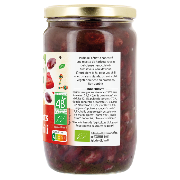 Boho Cosmetics Haricots Rouges Cuisinés Aux Légumes Et épices Bio - Jardin Bio étic