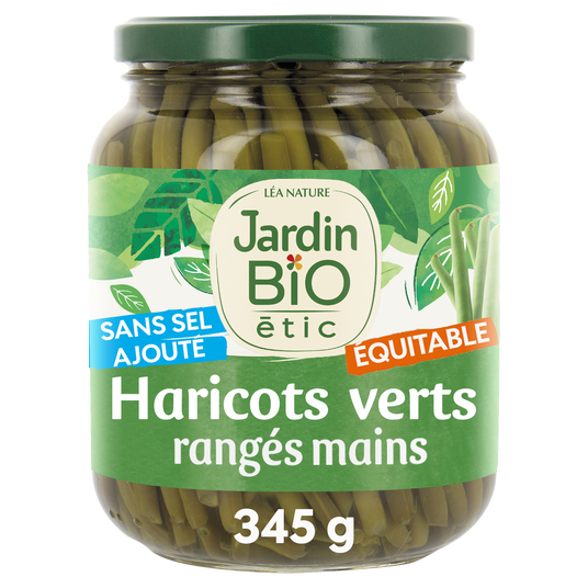 boho cosmetics Haricots verts extra-fins bio sans Epices et Aromates ajouté - Jardin Bio Étic
