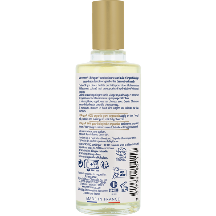 Boho Cosmetics Huile D'argan 50ml - Natessance Lift'Argan