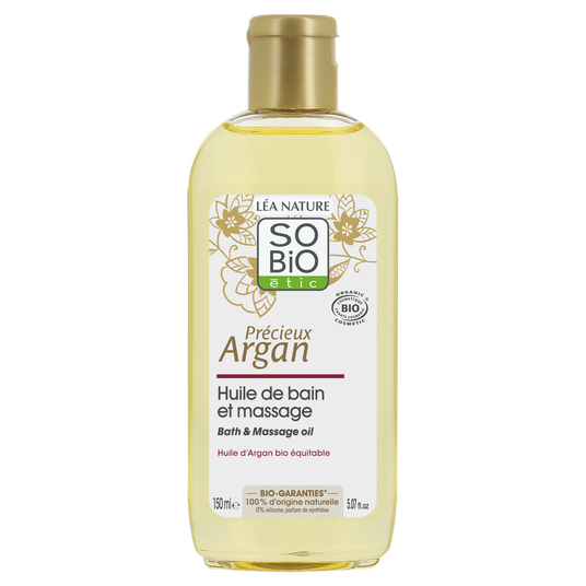 boho cosmetics Huile de Bain et Massage - Précieux Argan - SO'BiO étic