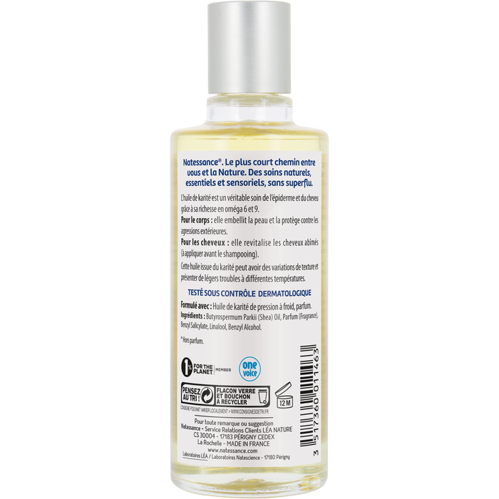 Boho Cosmetics Huile De Karité - Protège Et Répare - 100ml - Natessance