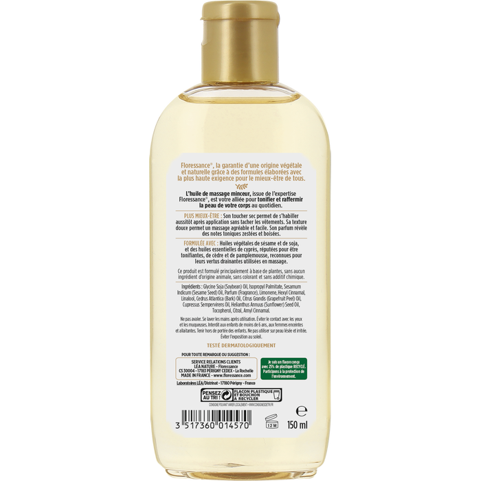 Boho Cosmetics Huile De Massage Minceur - Floressance