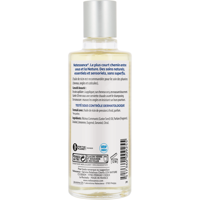 Boho Cosmetics Huile De Ricin - 100ml - Cheveux Et Ongles De Natessance