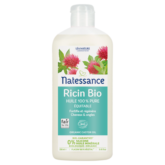 boho cosmetics Huile de ricin fortifiante cheveux et ongles BIO - 250ml