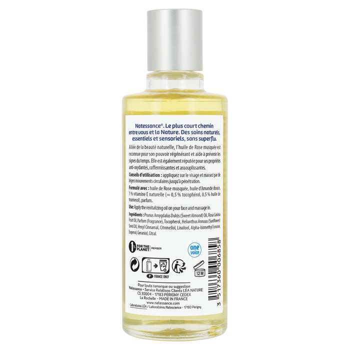 Boho Cosmetics Huile De Rose Musquée - Répare - 100ml - Natessance