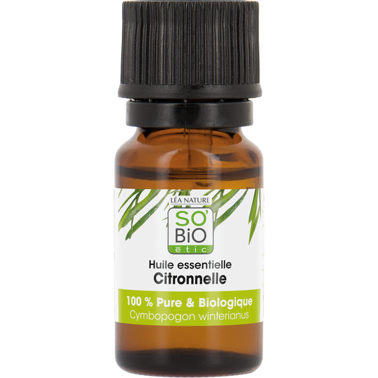 boho cosmetics Huile essentielle Citronnelle Bio - SO'BiO étic