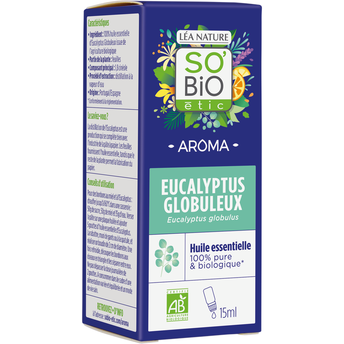 Boho Cosmetics Huile Essentielle Eucalyptus Bio - SO'BiO étic