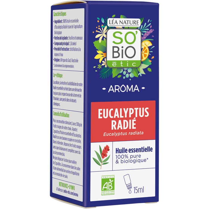 Boho Cosmetics Huile Essentielle Eucalyptus Radié Bio - SO'BiO étic