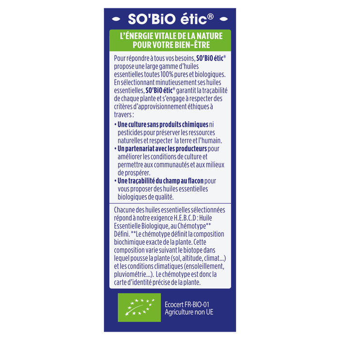 Boho Cosmetics Huile Essentielle Eucalyptus Radié Bio - SO'BiO étic