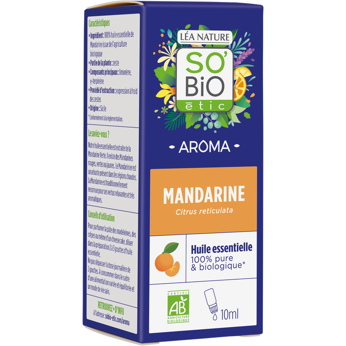 Boho Cosmetics Huile Essentielle Mandarine Bio - SO'BiO étic