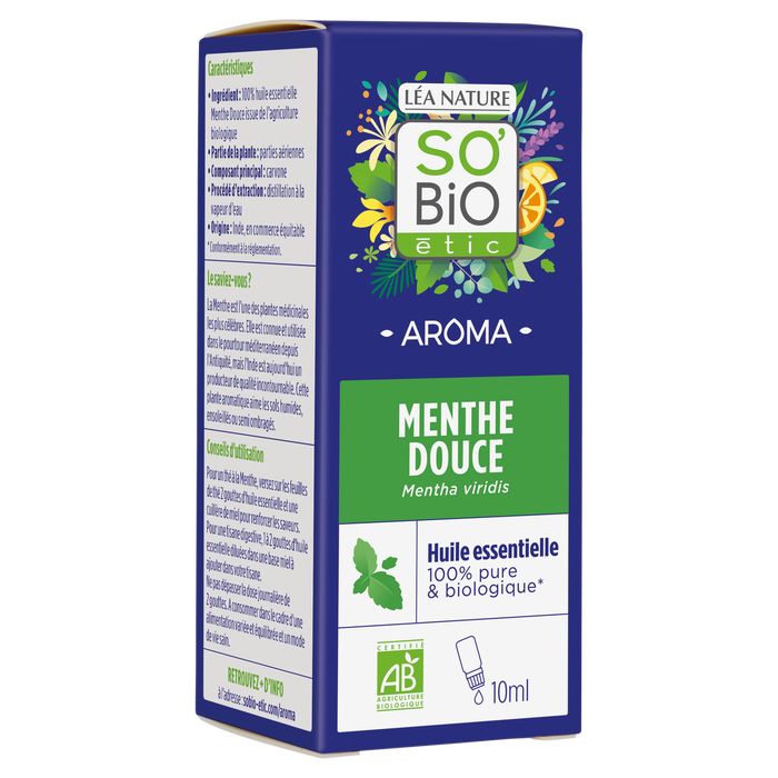 Boho Cosmetics Huile Essentielle Menthe Douce Bio - SO'BiO étic
