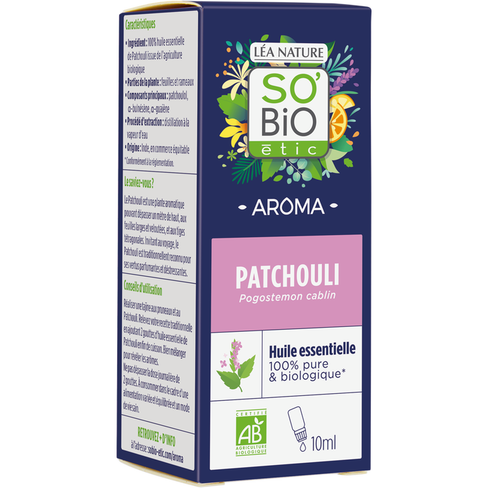 Boho Cosmetics Huile Essentielle Patchouli Bio - SO'BiO étic