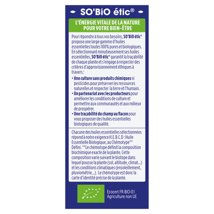 Boho Cosmetics Huile Essentielle Ylang-ylang Bio - SO'BiO étic