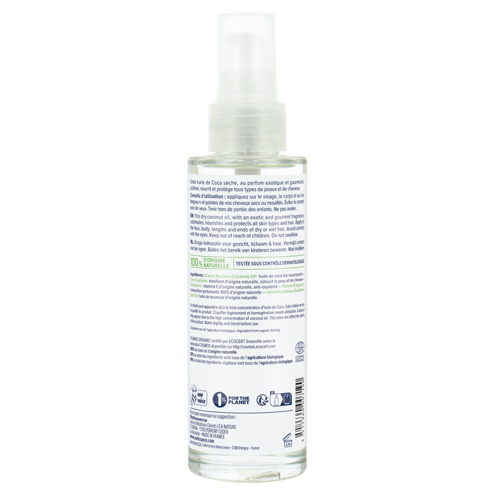 Boho Cosmetics Huile Sèche Coco - Protège Et Sublime - 100ml - Natessance