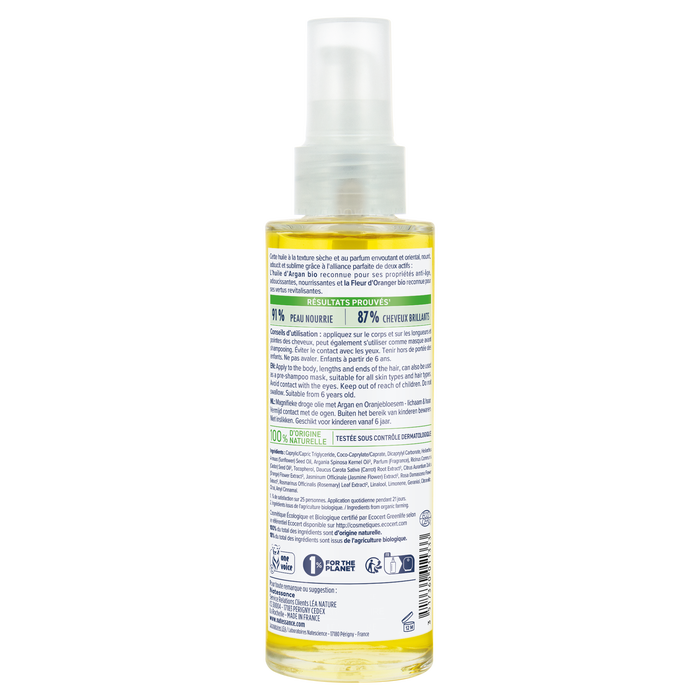 Boho Cosmetics Huile Sèche Magnifique 100 Ml - Natessance Lift'Argan