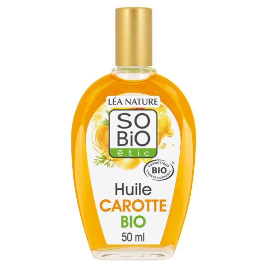 boho cosmetics Huile végétale Carotte bio - LEA NATURE SO BiO étic