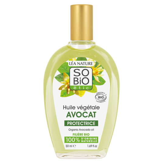 boho cosmetics Huile végétale d'Avocat 100 % origine naturelle 50ml - SO'BiO étic