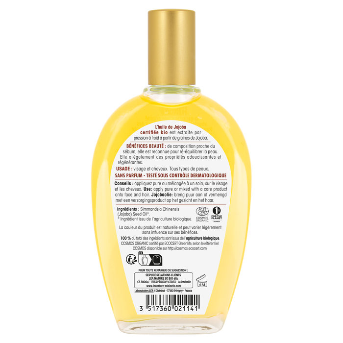 Boho Cosmetics Huile Végétale De Jojoba - SO'BiO étic