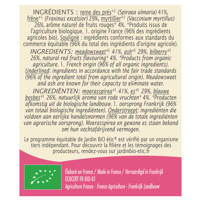 Boho Cosmetics Infusion Aide Minceur Bio - Jardin Bio Étic