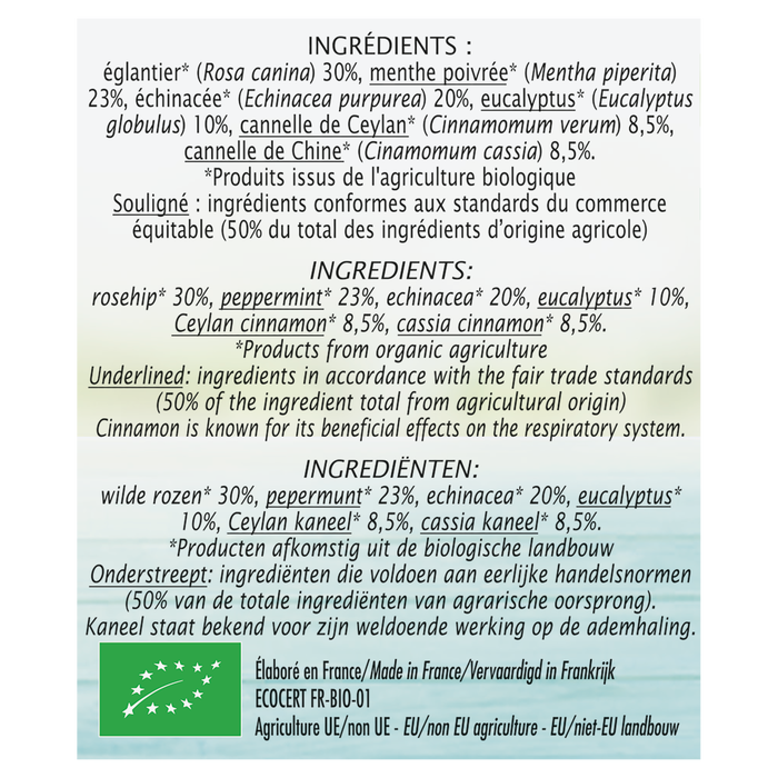 Boho Cosmetics Infusion Bien-être Hivernal - Jardin Bio Étic