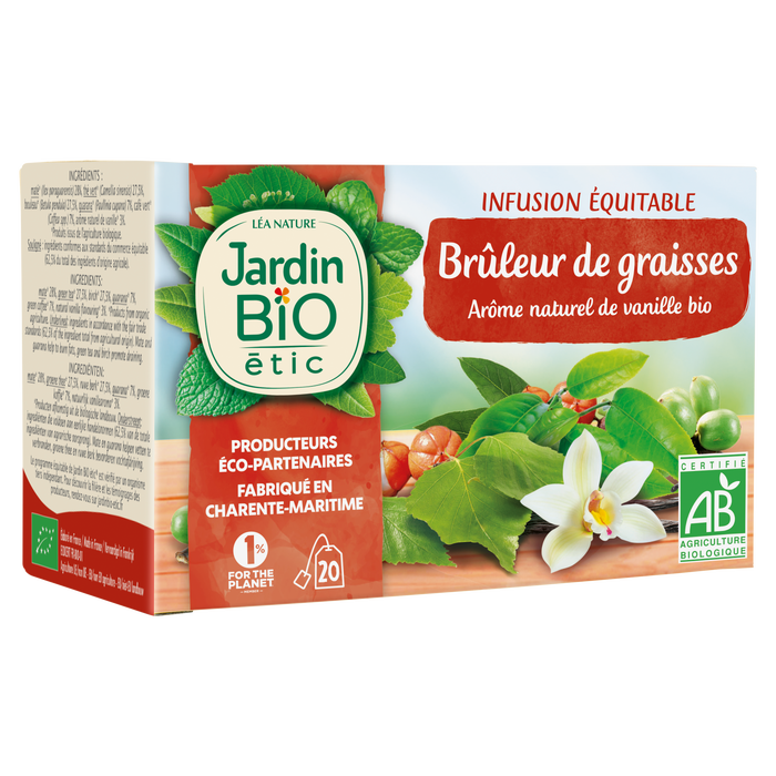 Boho Cosmetics Infusion Brûleur De Graisses Bio - Jardin Bio Étic