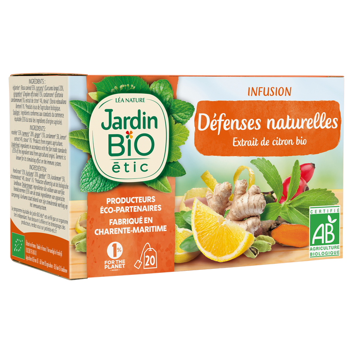 Boho Cosmetics Infusion Défenses Naturelles 20 Sachets - Jardin Bio Étic