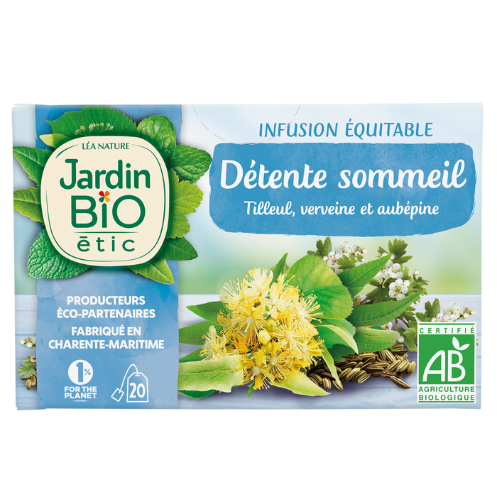 Boho Cosmetics Infusion Détente Sommeil Bio - Jardin Bio Étic