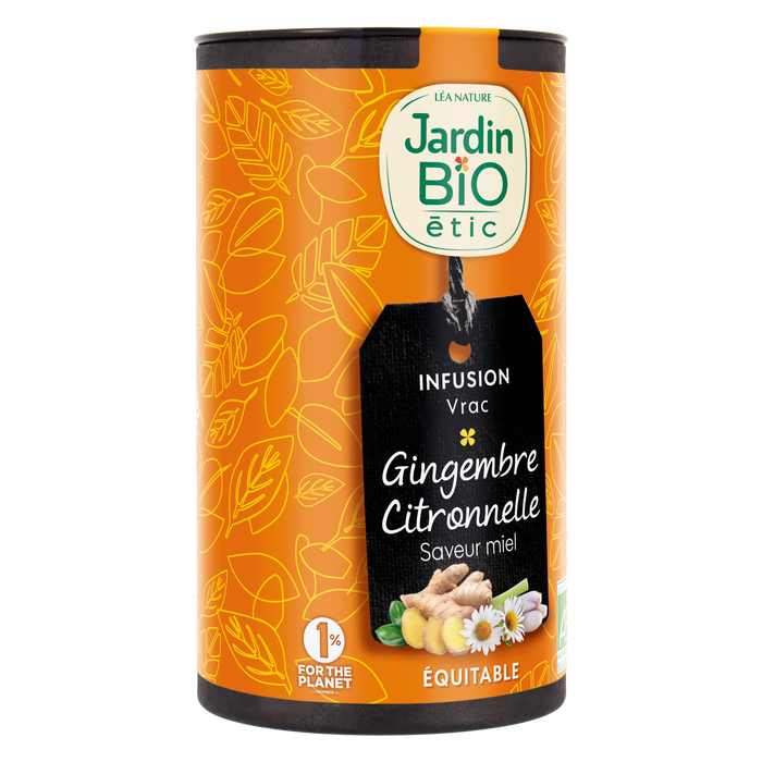 Boho Cosmetics Infusion Gingembre Citronnelle Saveur Miel Bio - Jardin Bio Étic