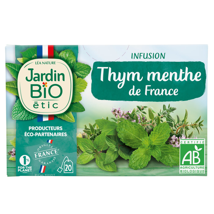 Boho Cosmetics Infusion Thym Menthe Bio Jardin Bio Étic