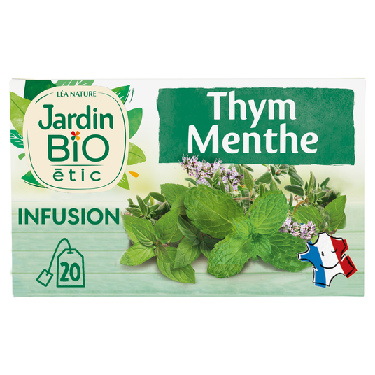 boho cosmetics Infusion thym menthe bio Jardin Bio Étic