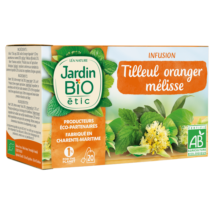 Boho Cosmetics Infusion Tilleul Oranger Bio - Jardin Bio Étic