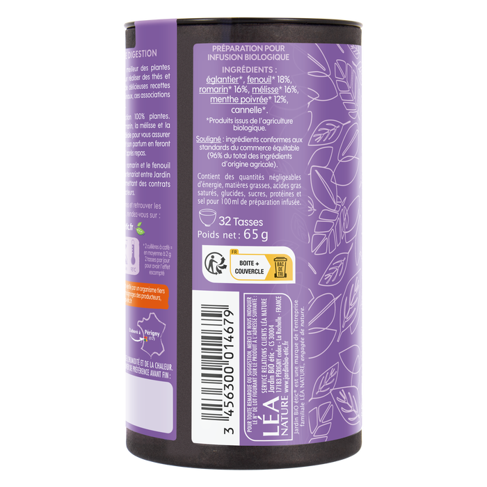 Boho Cosmetics Infusion Vrac Digestion Bio - Jardin Bio Étic