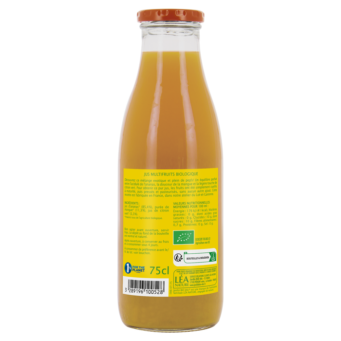 Boho Cosmetics Jus Ananas Mangue Citron Vert - Jardin BiO étic