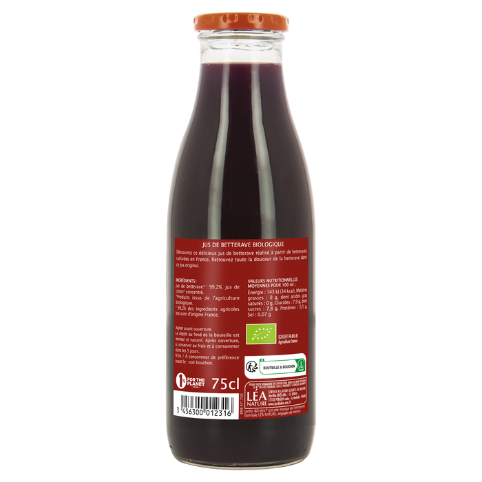 Boho Cosmetics Jus De Betterave Bio - Jardin Bio Étic