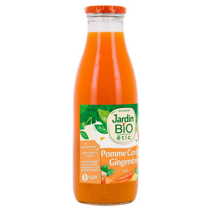 Boho Cosmetics Jus Pomme Carotte Gingembre - Bio - Jardin BiO étic
