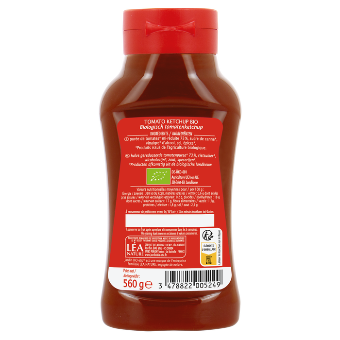 Boho Cosmetics Ketchup 560g En Flacon Souple - Jardin Bio Étic