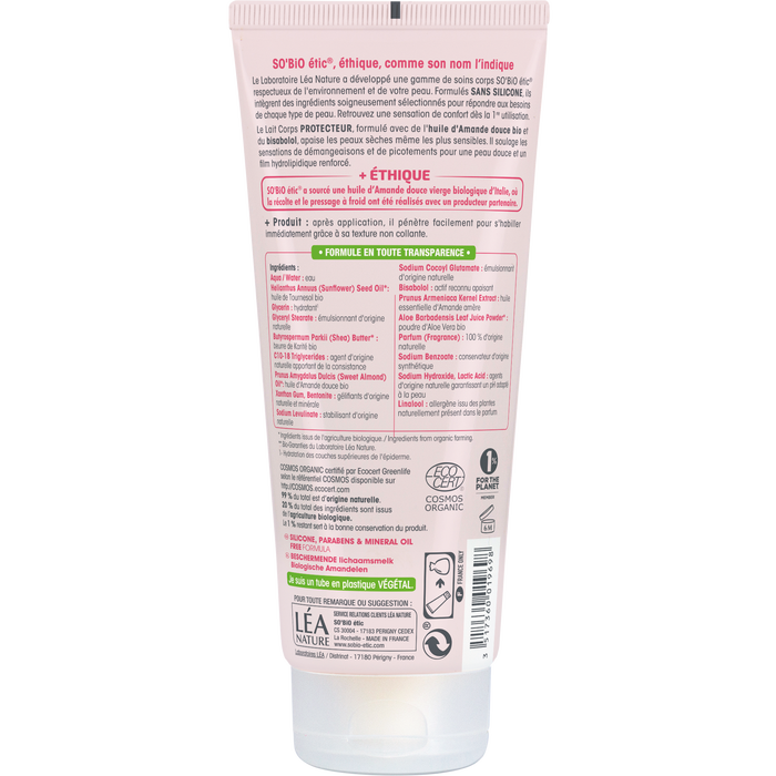 Boho Cosmetics Lait Corps Protecteur Amande Bio - SO'BiO étic