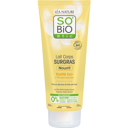 boho cosmetics Lait Corps Surgras Karité Bio - LEA NATURE SO BiO étic