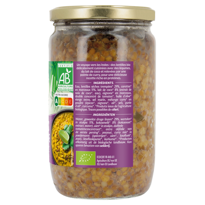 Boho Cosmetics Lentilles à L'indienne Coco & Curry - Jardin BiO étic