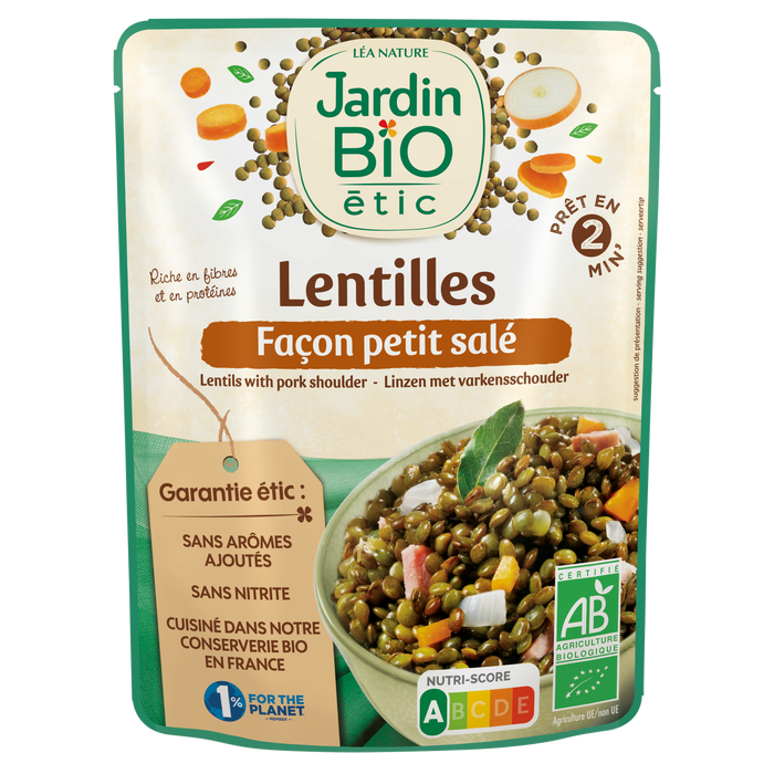 Boho Cosmetics Lentilles Façon Petit Salé Bio - Jardin Bio Étic