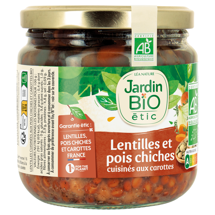 Boho Cosmetics Lentilles Pois Chiches Carottes* Bio - Jardin Bio Étic