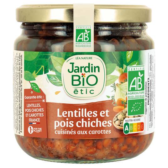 boho cosmetics Lentilles Pois Chiches Carottes* bio - Jardin Bio Étic