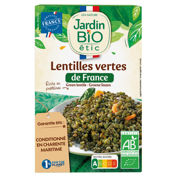 Boho Cosmetics Lentilles Vertes Origine Vendée Bio - Jardin Bio Étic