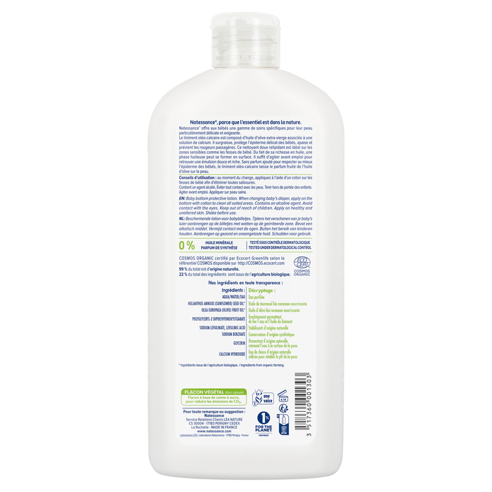 Boho Cosmetics Liniment Oléocalcaire 500ml - Natessance