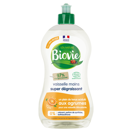 boho cosmetics Liquide vaisselle et mains aux huiles essentielles d'agrumes bio - Biovie