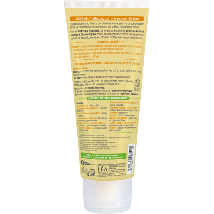 Boho Cosmetics Maque Capillaire Cheveux Nourris Karité Bio - SO'BiO étic