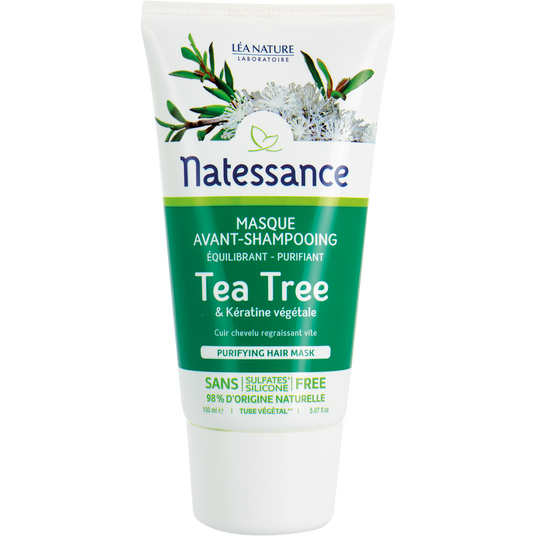 boho cosmetics Masque avant shampooing Tea Tree - Natessance
