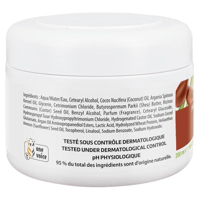 Boho Cosmetics Masque Capillaire Argan Et Kératine Végétale - Natessance